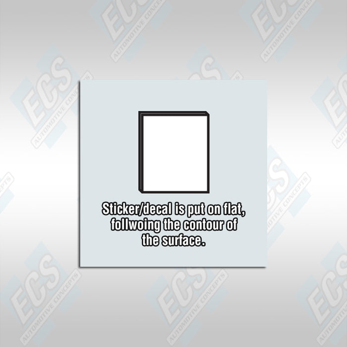 1986-87 Buick Turbo Regal / Grand National Visor Decal