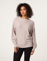 Pearl Flower Detailed Soft Touch Jumper