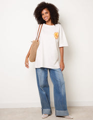 Short Sleeve Back Print T-Shirt
