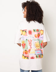Short Sleeve Back Print T-Shirt