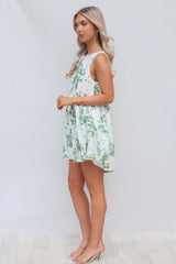 Chanel Mini Dress - Green Floral