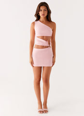 Malli Cut Out Mini Dress - Pink