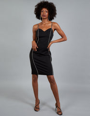 Diamante Detail Bodycon Dress