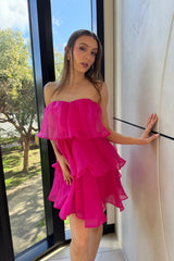 Zimmi Mini Dress - Hot Pink