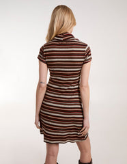 Cowl Neck Tunic Dress
