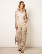 Crochet Flared Trousers