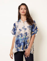 Floral Button Front Shirt