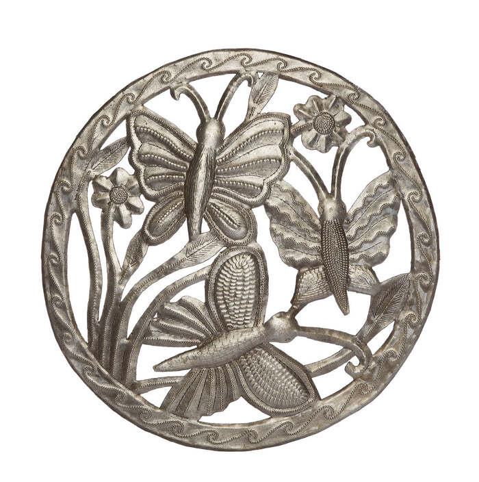 Haitian Steel Drum Art Butterfly Fancy