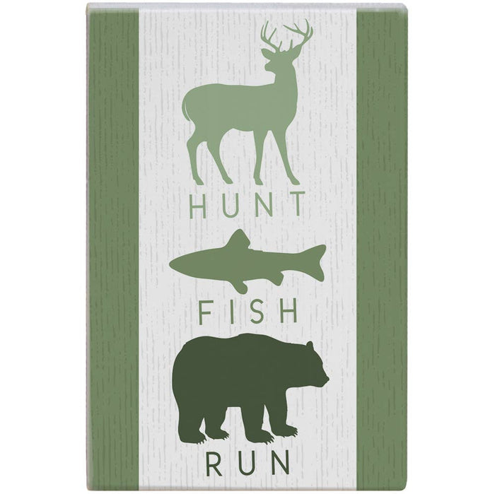 Hunt Fish Run - Small Talk Rectangle