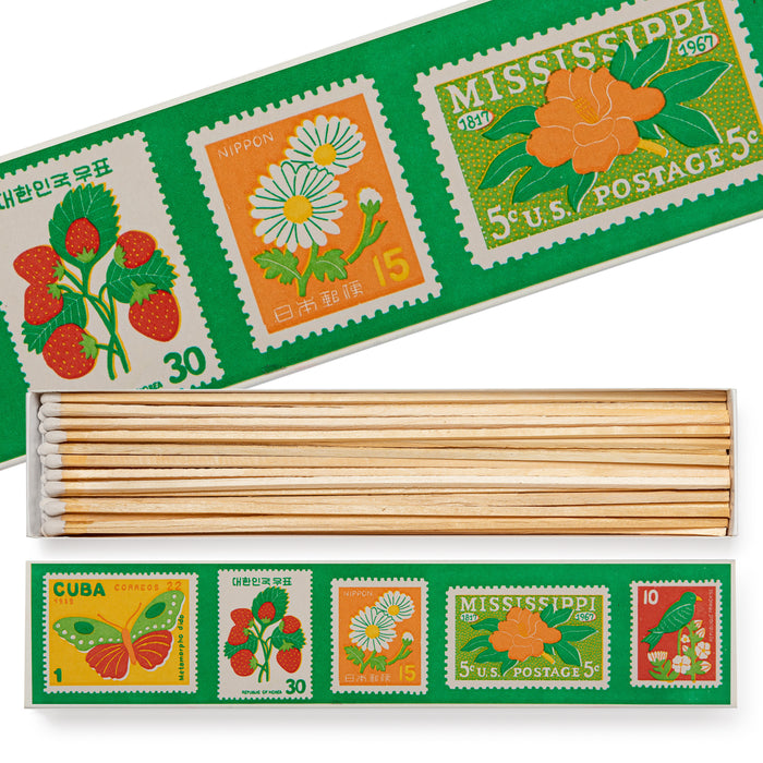 Vintage Stamp Long Matches