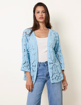 Crochet Tie Front Cardigan