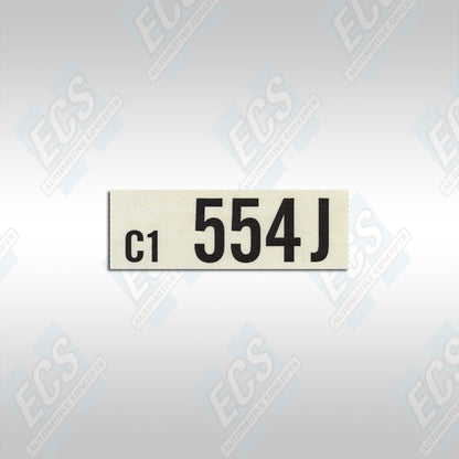 1964 1/2 - 1965 Ford: Engine Identification Decal (Multiple Options!)