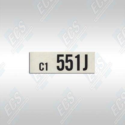 1964 1/2 - 1965 Ford: Engine Identification Decal (Multiple Options!)