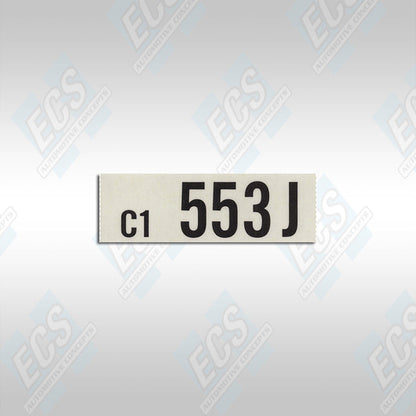 1964 1/2 - 1965 Ford: Engine Identification Decal (Multiple Options!)