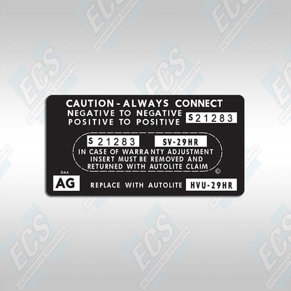 1970 - 29 Series Battery