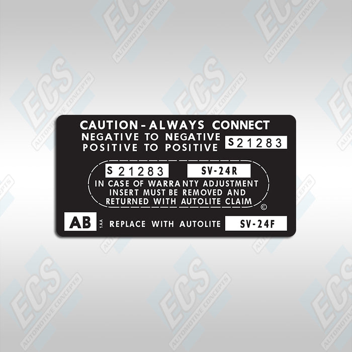1971 - 24 Series Battery