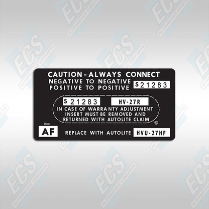 1970 - 27 Series Battery