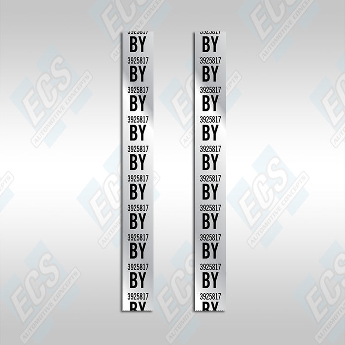 1967-69 Camaro: Rear Leaf Spring Decal (Multiple Options!)