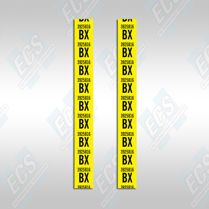 1967-69 Camaro: Rear Leaf Spring Decal (Multiple Options!)