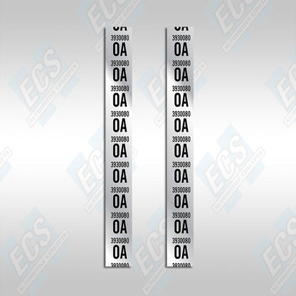 1967-69 Camaro: Rear Leaf Spring Decal (Multiple Options!)
