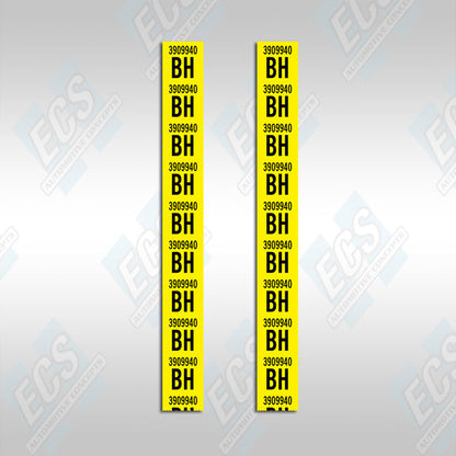 1967-69 Camaro: Rear Leaf Spring Decal (Multiple Options!)