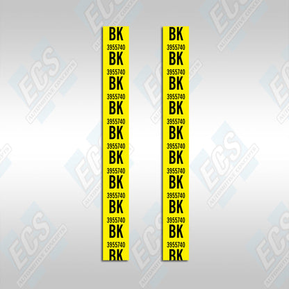 1967-69 Camaro: Rear Leaf Spring Decal (Multiple Options!)