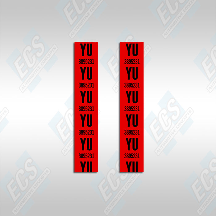 1967-71 GM: Front Coil Spring Decals (Multiple Options!)