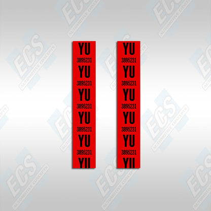 1967-71 GM: Front Coil Spring Decals (Multiple Options!)