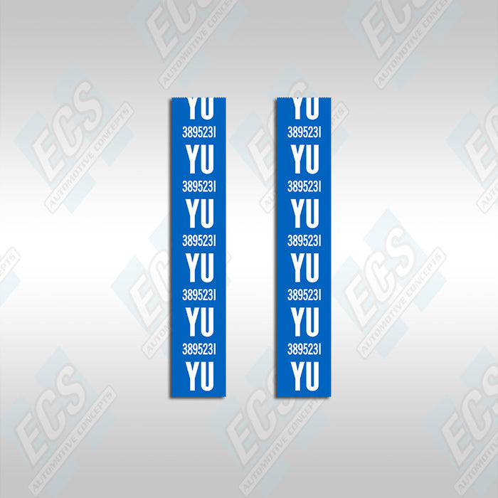 1967-71 GM: Front Coil Spring Decals (Multiple Options!)