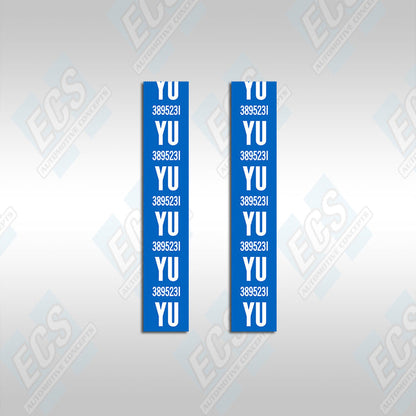 1967-71 GM: Front Coil Spring Decals (Multiple Options!)