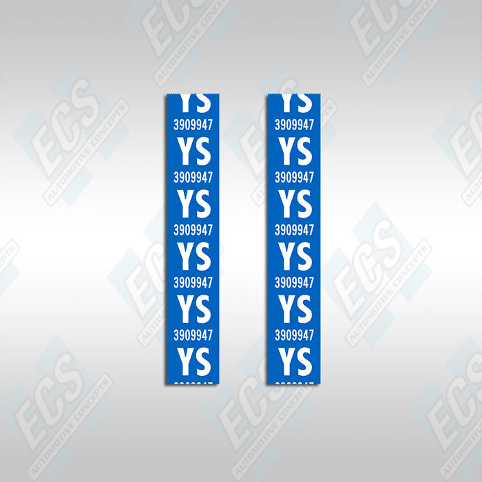 1967-71 GM: Front Coil Spring Decals (Multiple Options!)