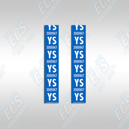 1967-71 GM: Front Coil Spring Decals (Multiple Options!)