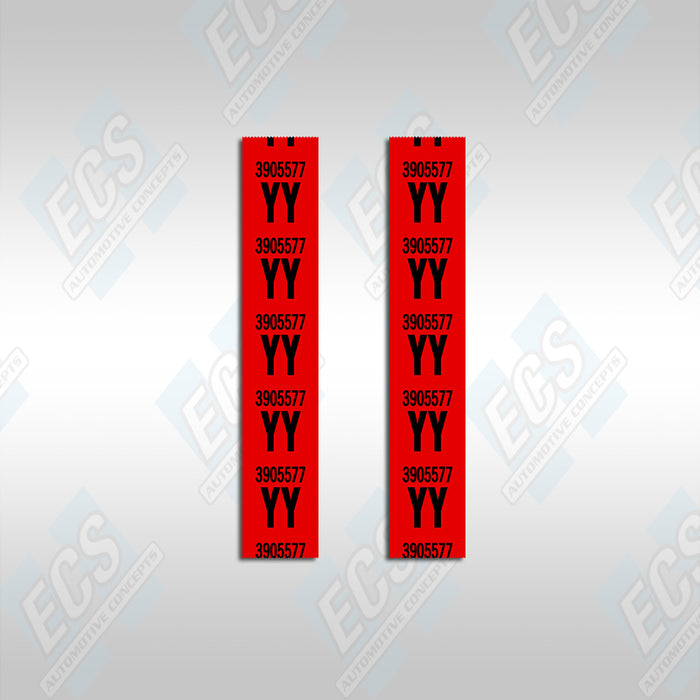 1967-71 GM: Front Coil Spring Decals (Multiple Options!)