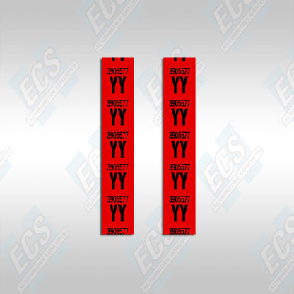 1967-71 GM: Front Coil Spring Decals (Multiple Options!)
