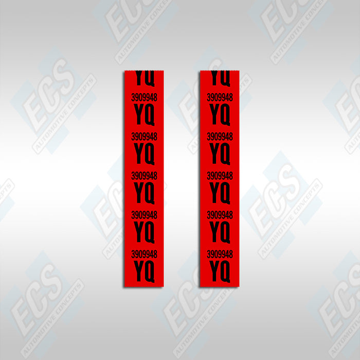 1967-71 GM: Front Coil Spring Decals (Multiple Options!)