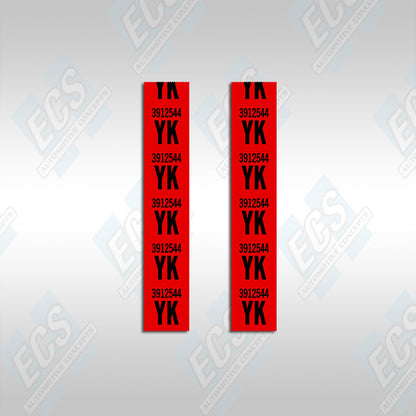 1967-71 GM: Front Coil Spring Decals (Multiple Options!)