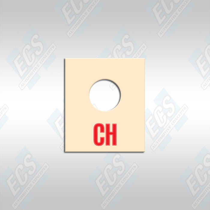 1967-72 GM: Brake Booster Check Valve ID Tag (Multiple Options!)
