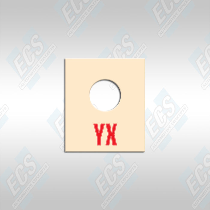 1967-72 GM: Brake Booster Check Valve ID Tag (Multiple Options!)