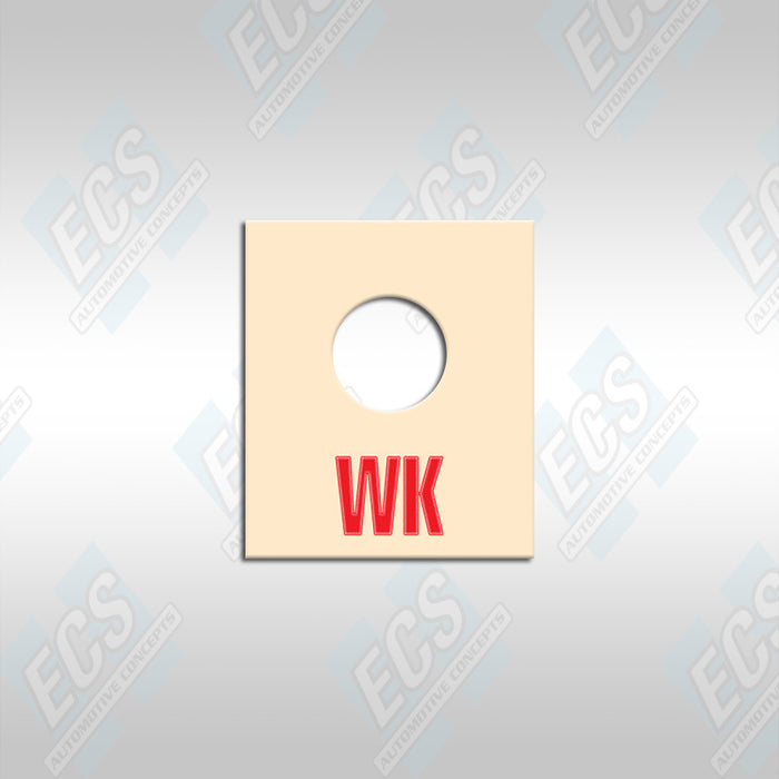 1967-72 GM: Brake Booster Check Valve ID Tag (Multiple Options!)