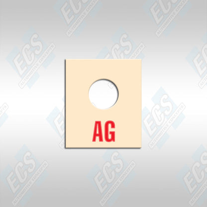 1967-72 GM: Brake Booster Check Valve ID Tag (Multiple Options!)