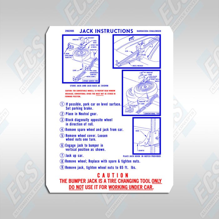 Late 1970-71: E-Body Cars (Chrysler #2962995) - Cropped Corners