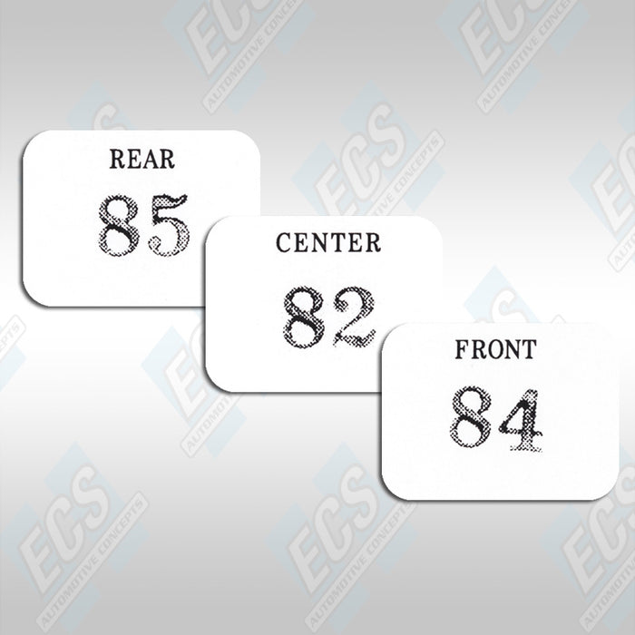 1970: ECS Vehicles w/ MT (#44 front; #49 center; #73 rear)