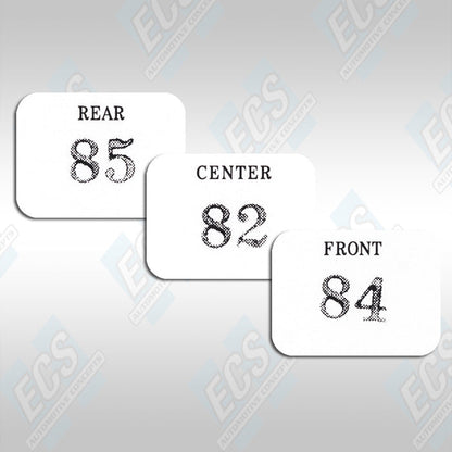 1970: ECS Vehicles w/ MT (#44 front; #49 center; #73 rear)