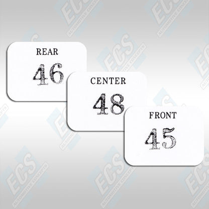 1969-71 Chrysler Six Pack Carb Decals (Multiple Options!)