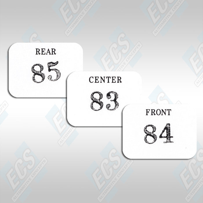 1970: ECS Vehicles w/ AT (#44 front; #50 center; #73 rear)