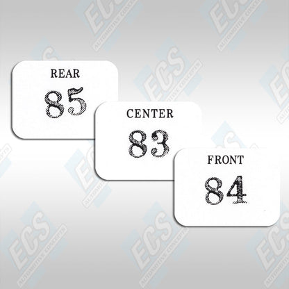 1970: ECS Vehicles w/ AT (#44 front; #50 center; #73 rear)