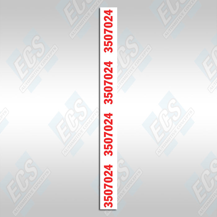 1971: 3.54 Ratio Gears w/ Power Brakes - E Body Cars (Chrysler #3507024)
