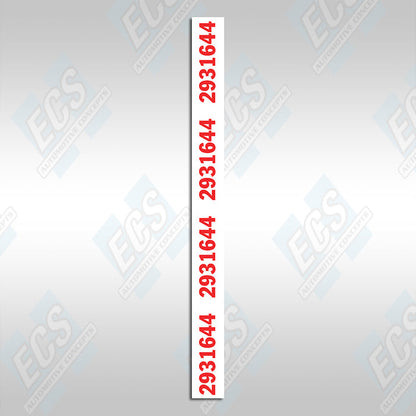 1969-71 Mopar: Dana Axle Identification Decal (Multiple Options!)