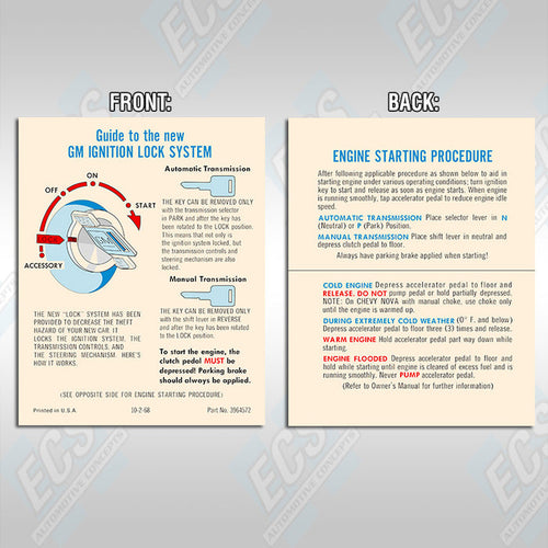 1969-72 GM: Visor Sleeves (Multiple Options!)