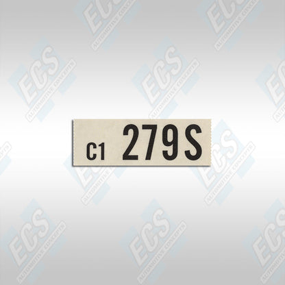 1969-73 Ford: Engine Identification Decal (Multiple Options!)